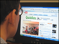 Truy cập trang YouTube