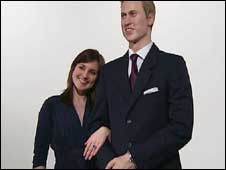 Estátua de cera de príncipe Wiilliam