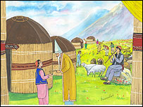 پرده دار در مورد نی معلومات می دهد