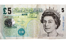 five pounds, bbc image