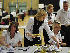 Counting ballot papers