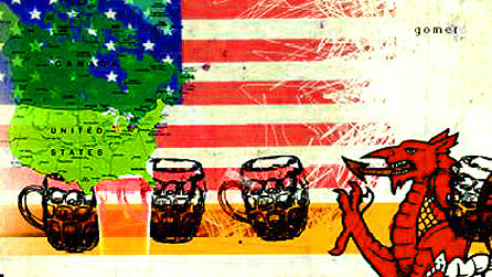 Rhan o glawr Cwrw am Ddim