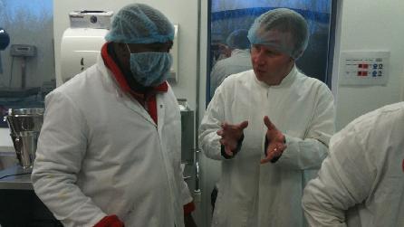 Adam and Tony Smith at Food Centre Wales