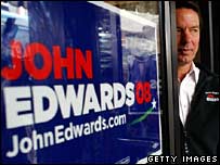 جان ادواردز نامزد دموکرات ریاست جمهوری آمریکا