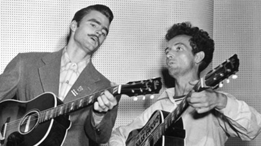 Woody Guthrie and Cisco Huston