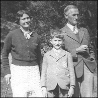 Mother, father and younger brother, July 1940