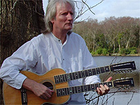 Paul Brett with his guitar