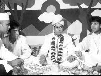 Bengali wedding party 