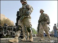 Americké jednotky v Bagdádu