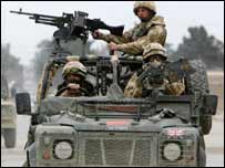 برطانوی فوج کی گاڑی