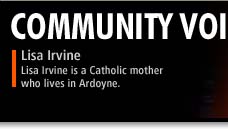 Community Voices - Lisa Irvine is a Catholic mother who lives in Ardoyne