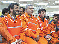 Ahmedinecad belediye çalışanları ile