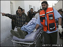 Militante palestino ferido