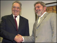 FHC e Lula (Foto: J. Freitas, Agência Brasil)
