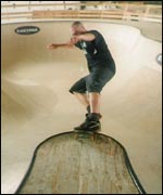 Action in a Skate Park