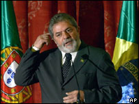 O presidente Luiz Inácio Lula da Silva em Portugal (foto: Ricardo Stuckert/ABr)