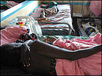 Crianças com malária na África