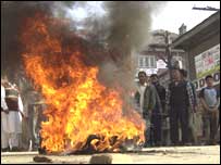 کشمیر میں مظاہرہ