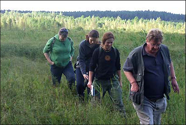 Mark Mardell and crew in northeastern Poland (file pic)