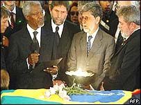 Corpo de Vieira de Mello será enterrado na França