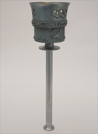 Photo: The torch design for the 1960 Winter Olympic Games