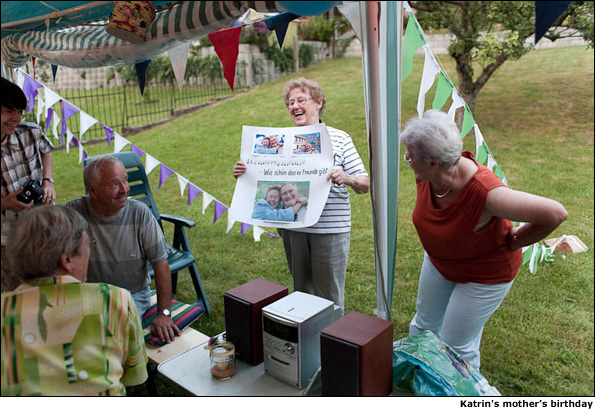 Katrin's mother's birthday party