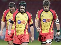 Siom y Dreigiau yn amlwg ar ddiwedd y gêm