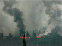 کھندرو کے اسلحہ خانہ کی آتشزدگی 