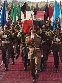 ظاہر شاہ تدفین