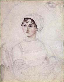 Cassandra Austen's portrait of her sister Jane.