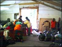 Sorting aid for tsunami victims