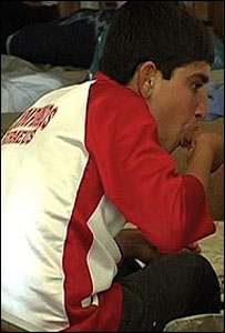 Salman Marufel, ao terminar greve de fome