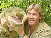 O apresentador Steve Irwin