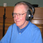 Norman Kennedy in the BBC Radio Ulster studio