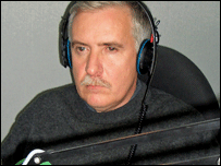 О. Богомолов у студії Бі-Бі-Сі