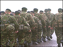 Soldiers at Catterick