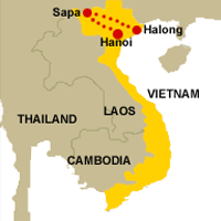 Map of Vietnam