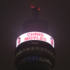 We arranged for a special Good Luck message on the BT Tower