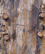 Timber from the original structure