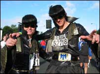 Great North Runners dressed as Elvis