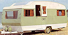 A 'Sprite' caravan from the late 60s