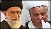اکبر هاشمی و آیت الله خامنه ای