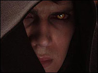 آناکين اسکای واکر در انتقام سیت