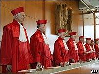 Almanya Anayasa Mahkemesi yargıçları