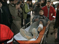 یکی از مجروحین تیراندازی