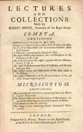 The title page of Hooke's Cometa