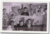 Criw y Gadlas ar eu taith i Batagonia