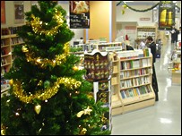 Vánoce v knihkupectví
