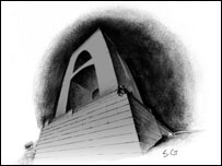 Suspension Bridge drawing