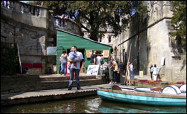 Magdalen Bridge steps